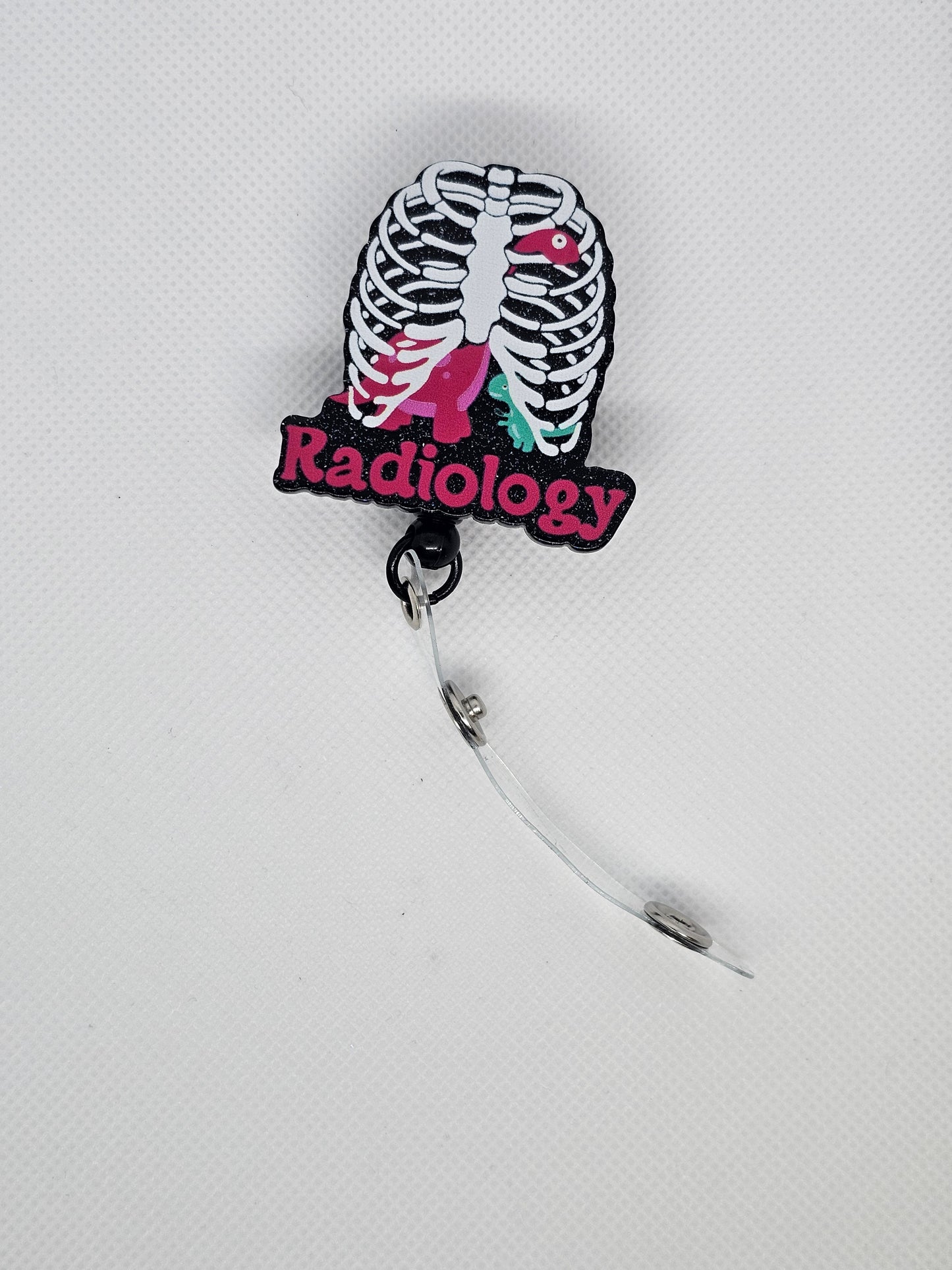 Radiology Beaded Badge Reel