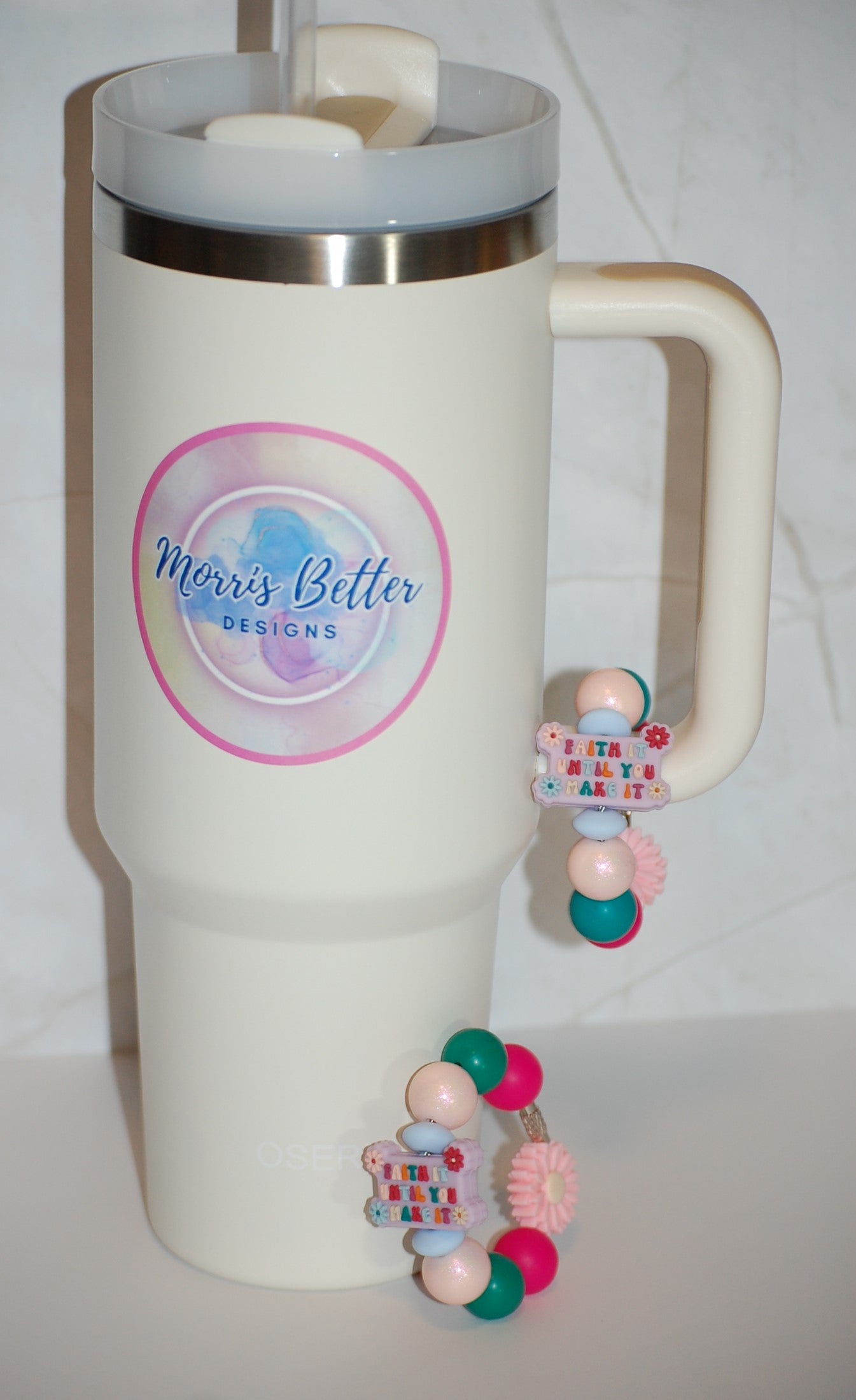 Faith It Until You Make It Cup Charm