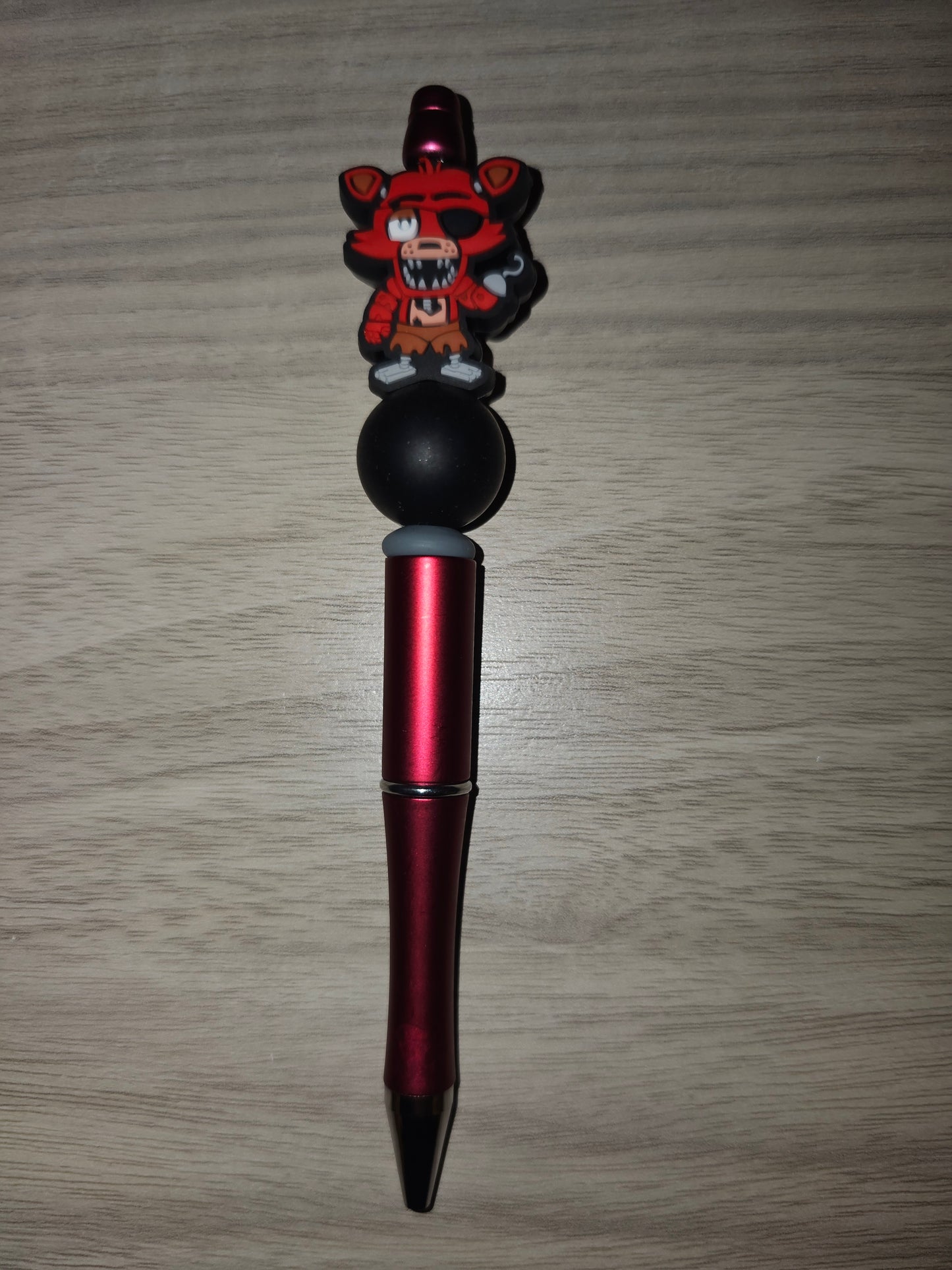 Scary Foxy Silicone Beaded Pen