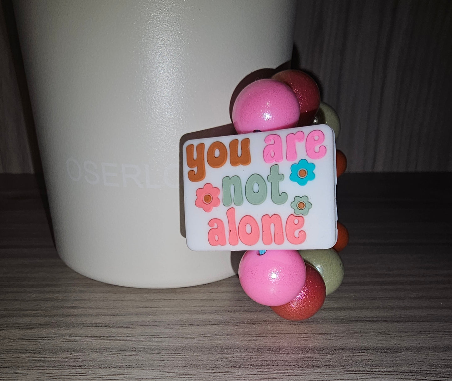 Not Alone Cup Charm