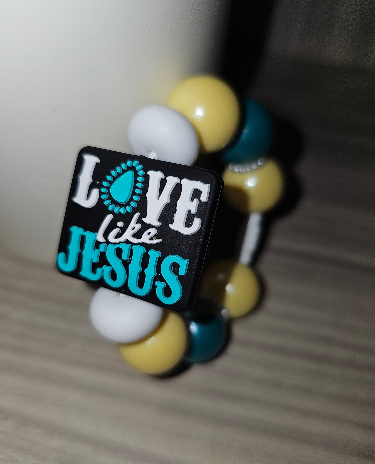 Love Like Jesus Cup Charm