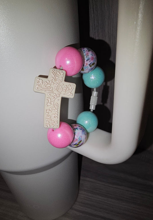 Spring Cross Cup Charm