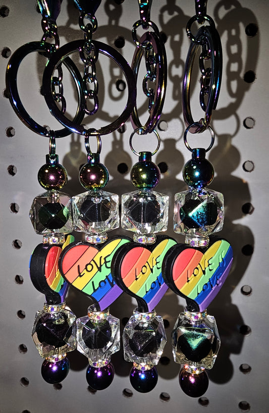 Love is Love Keychain / Zipper Pull