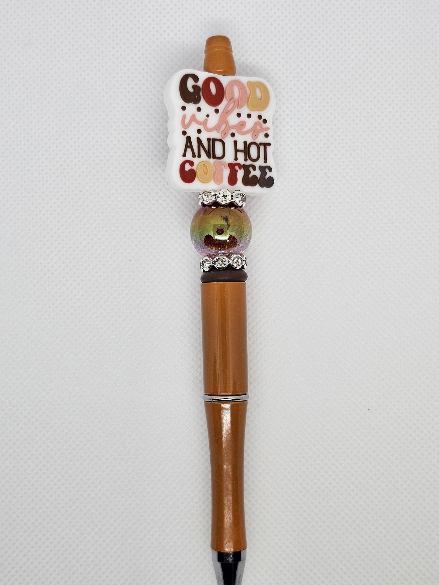 Good Vibes, Hot Coffee Beaded Pen