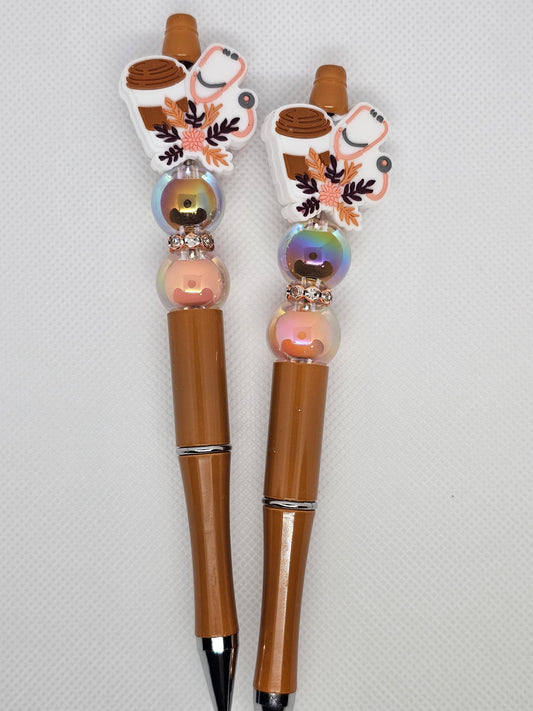 Medical, Autumn Cup Beaded Pen