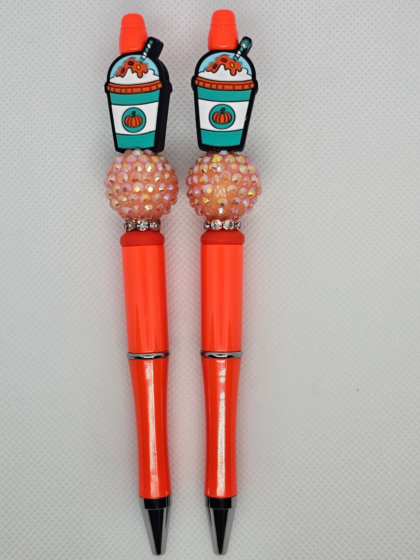 Autumn Drink Beaded Pen