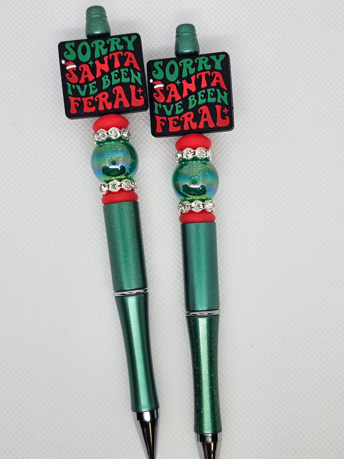 Sorry Santa, Feral Beaded Pen