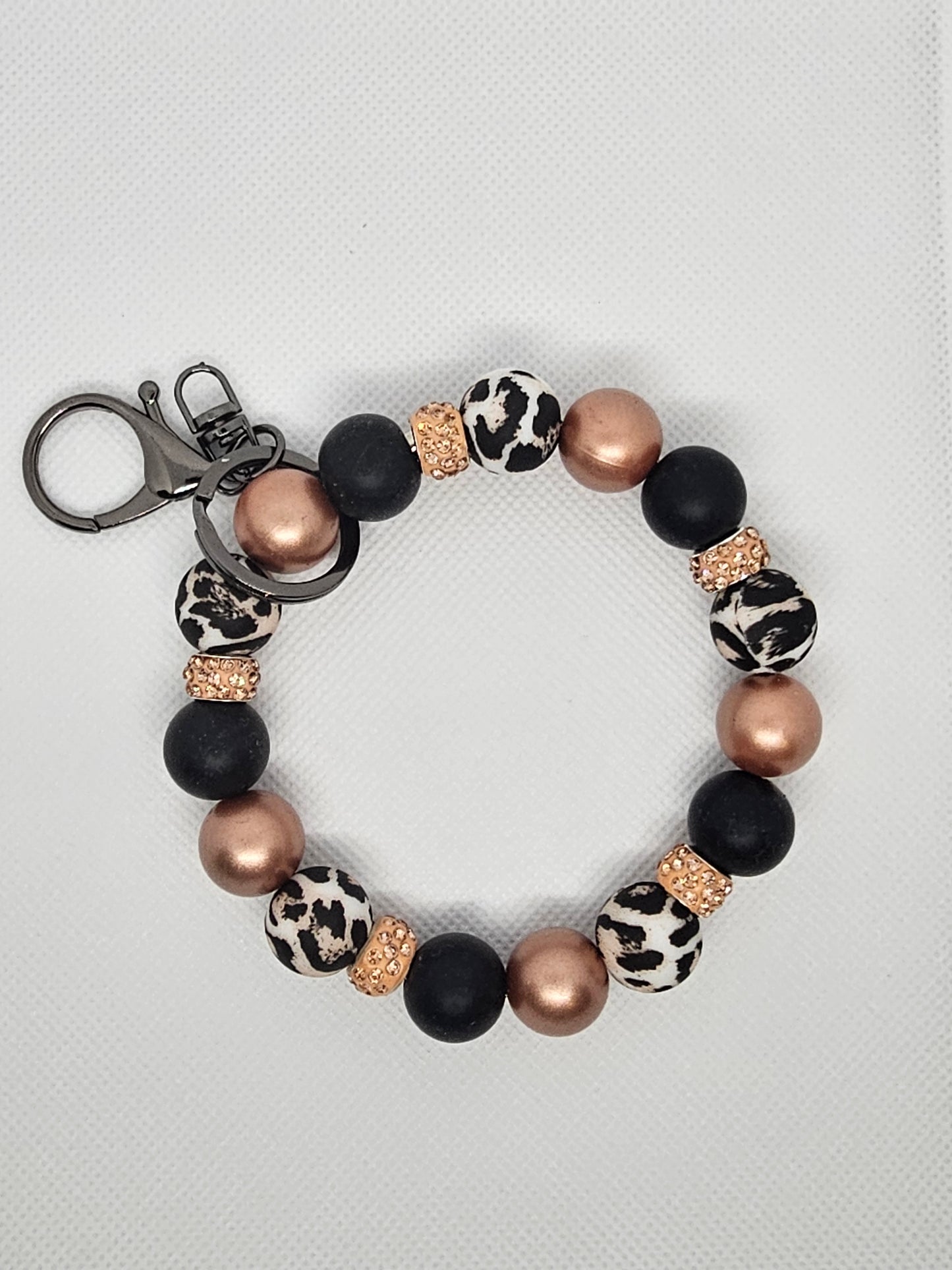 Animal Print Wristlet Keyring