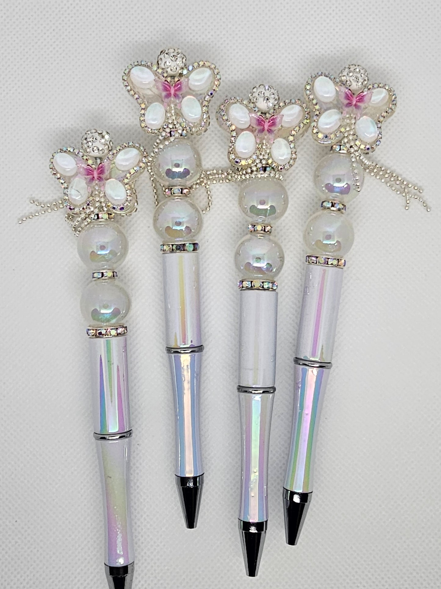 Fancy Iridescent Butterfly Bling Pen