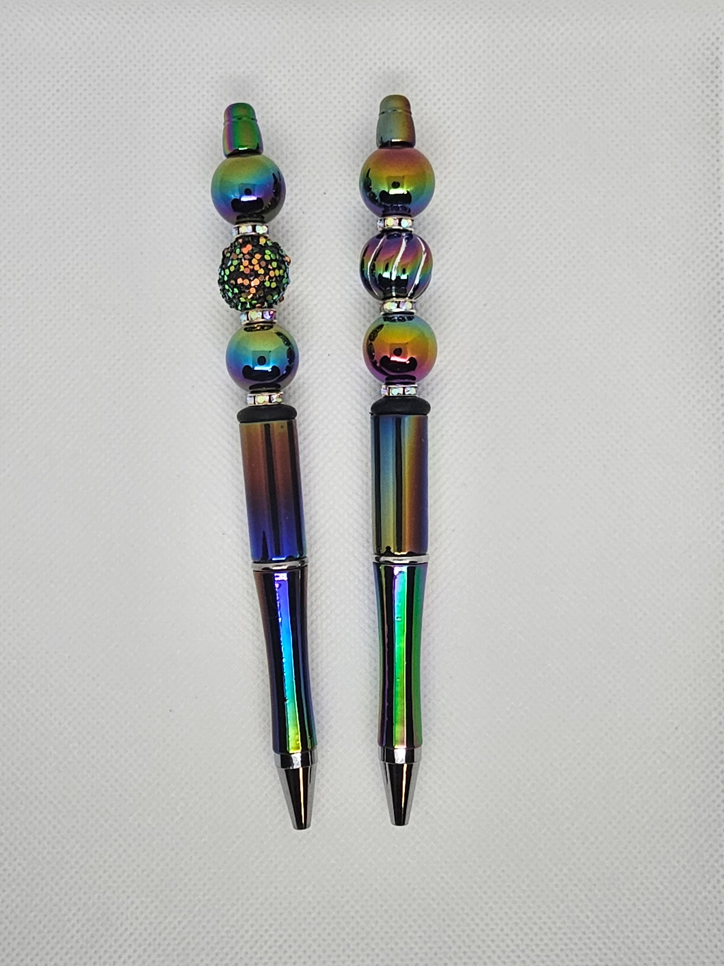 Shiny Rainbow Beaded Pen