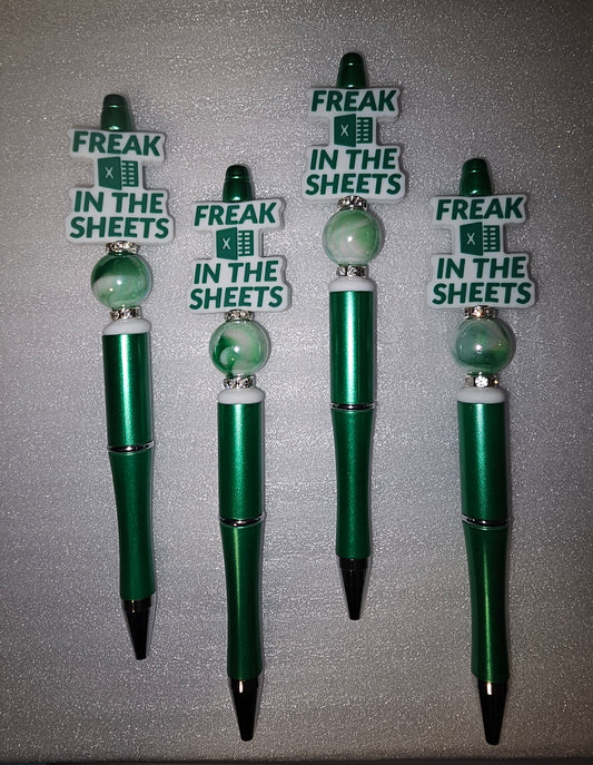 Freak in The Sheets Beaded Pen